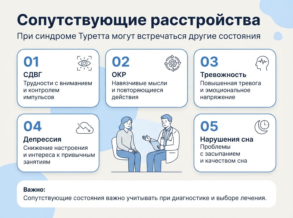 Лечение синдрома Туретта в Ейске инфографика