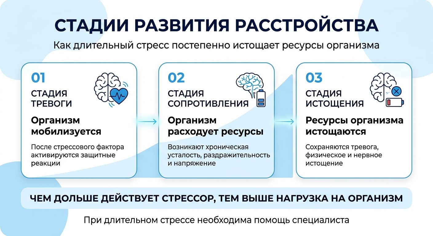 Лечение стресса в Ейске инфографика
